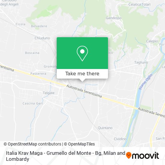 Italia Krav Maga - Grumello del Monte - Bg map