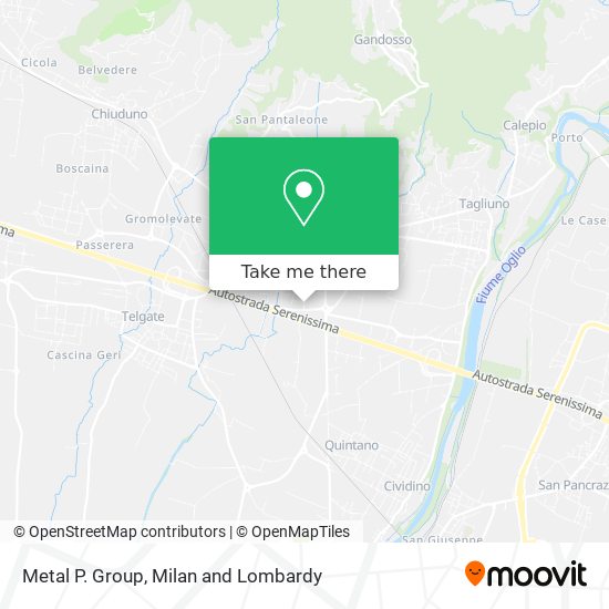 Metal P. Group map