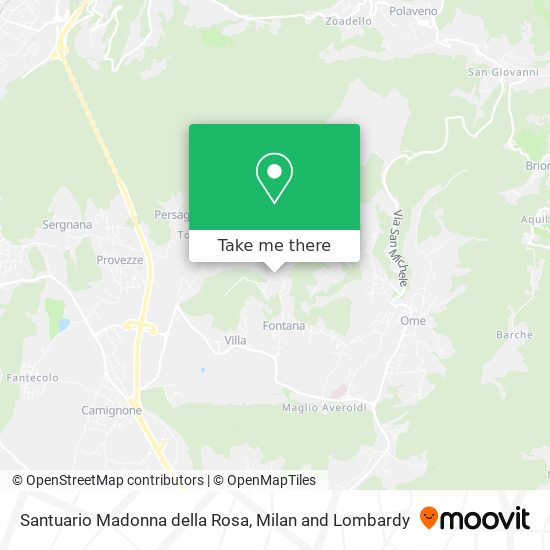 Santuario Madonna della Rosa map
