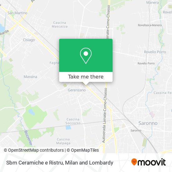 Sbm Ceramiche e Ristru map