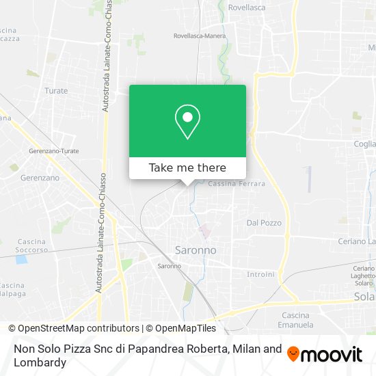 Non Solo Pizza Snc di Papandrea Roberta map