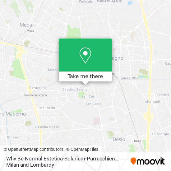 Why Be Normal Estetica-Solarium-Parrucchiera map