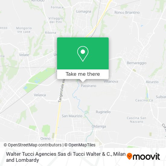 Walter Tucci Agencies Sas di Tucci Walter & C. map