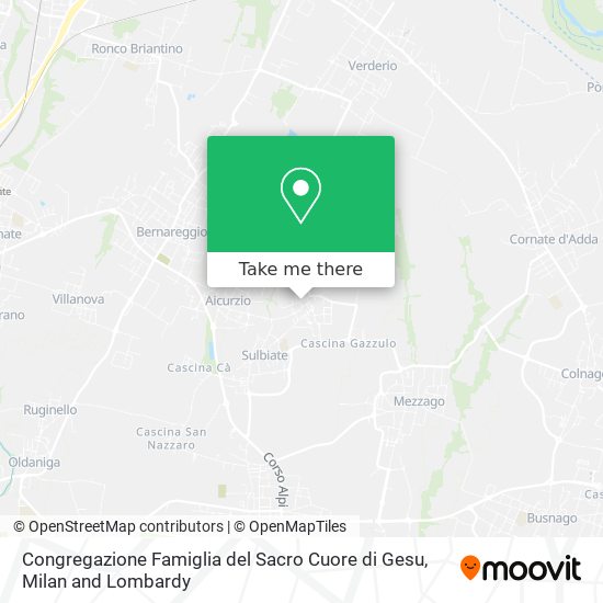 Congregazione Famiglia del Sacro Cuore di Gesu map