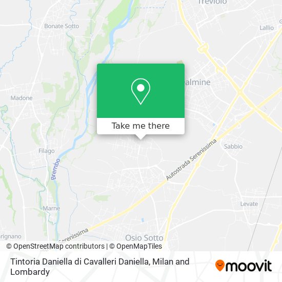 Tintoria Daniella di Cavalleri Daniella map