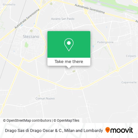 Drago Sas di Drago Oscar & C. map