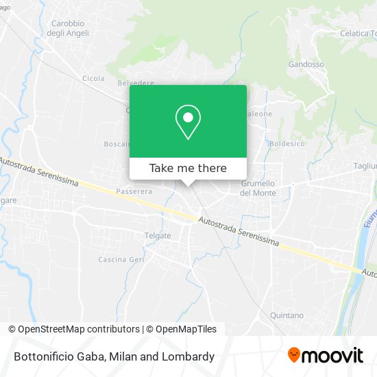 Bottonificio Gaba map