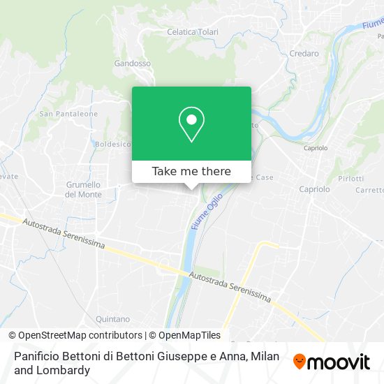 Panificio Bettoni di Bettoni Giuseppe e Anna map