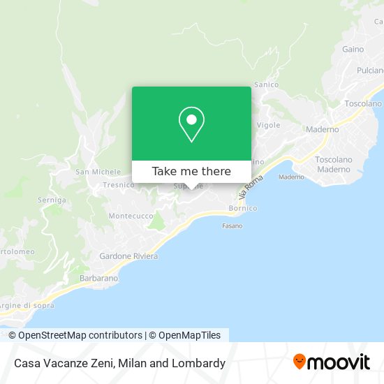 Casa Vacanze Zeni map