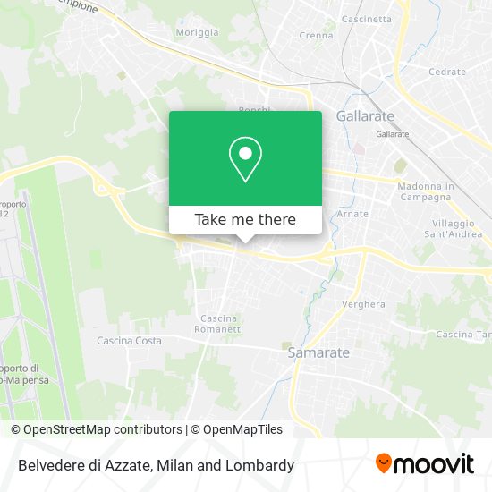 Belvedere di Azzate map