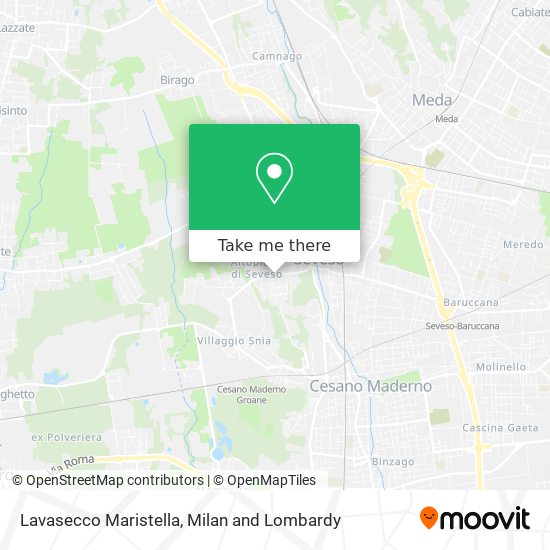 Lavasecco Maristella map