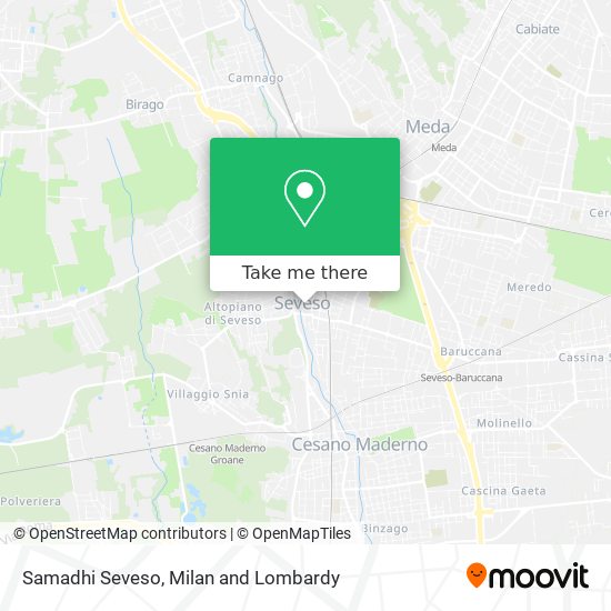 Samadhi Seveso map