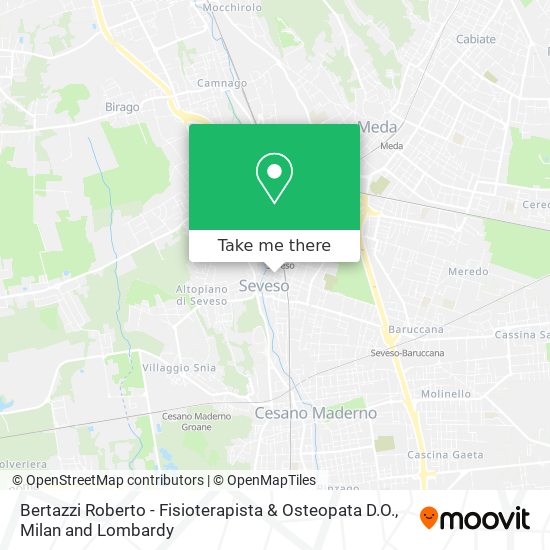 Bertazzi Roberto - Fisioterapista & Osteopata D.O. map