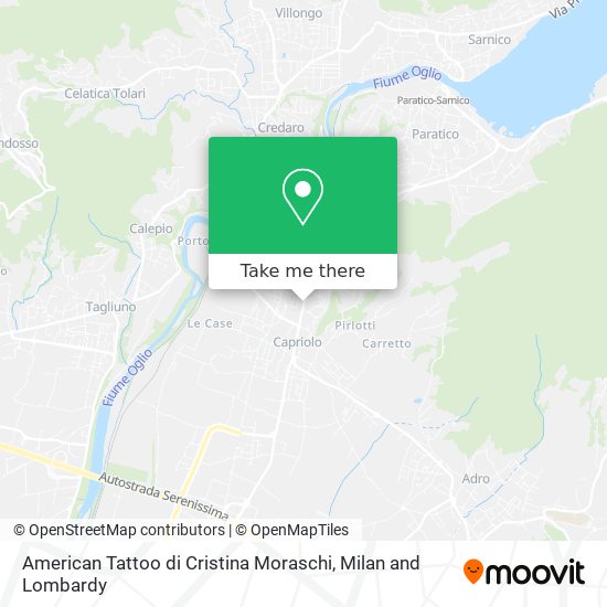 American Tattoo di Cristina Moraschi map