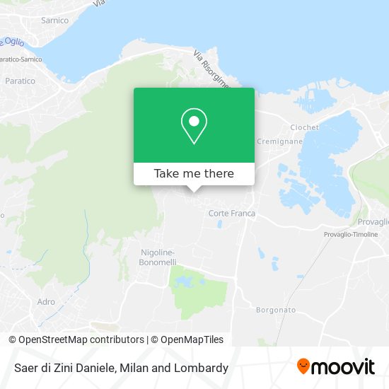 Saer di Zini Daniele map