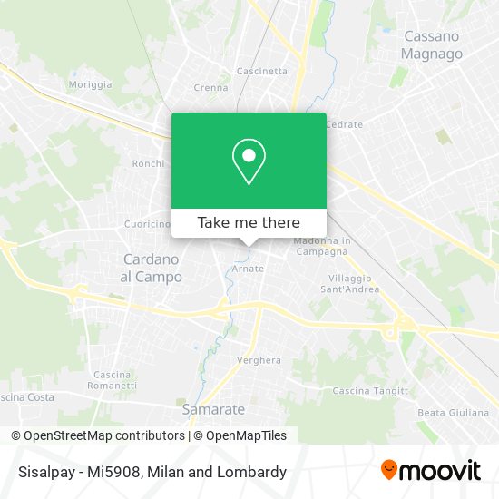 Sisalpay - Mi5908 map