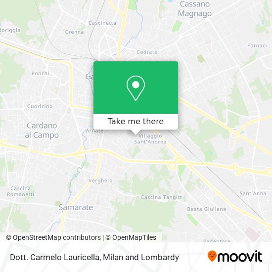 Dott. Carmelo Lauricella map