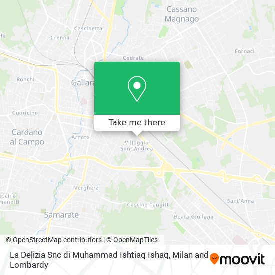 La Delizia Snc di Muhammad Ishtiaq Ishaq map