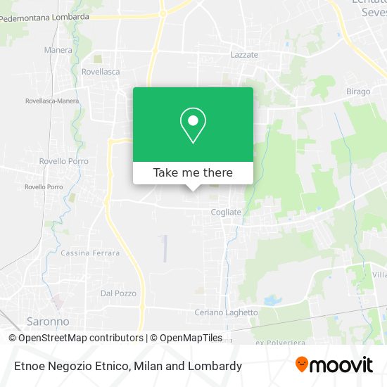 Etnoe Negozio Etnico map