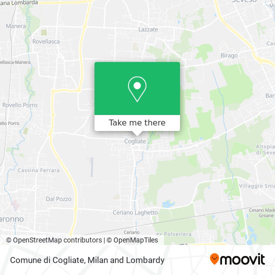 Comune di Cogliate map