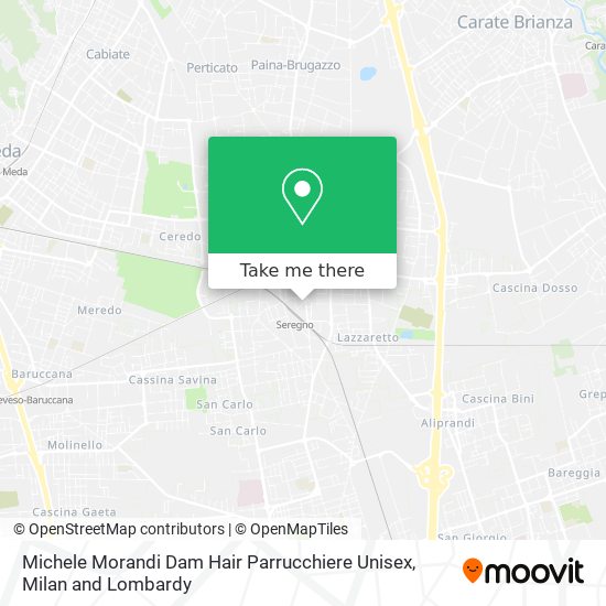 Michele Morandi Dam Hair Parrucchiere Unisex map