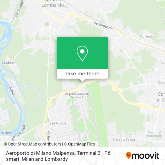 Aeroporto di Milano Malpensa, Terminal 2 - P6 smart map