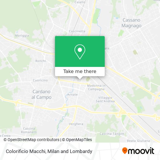 Colorificio Macchi map