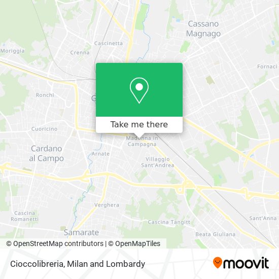 Cioccolibreria map