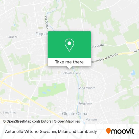 Antonello Vittorio Giovanni map