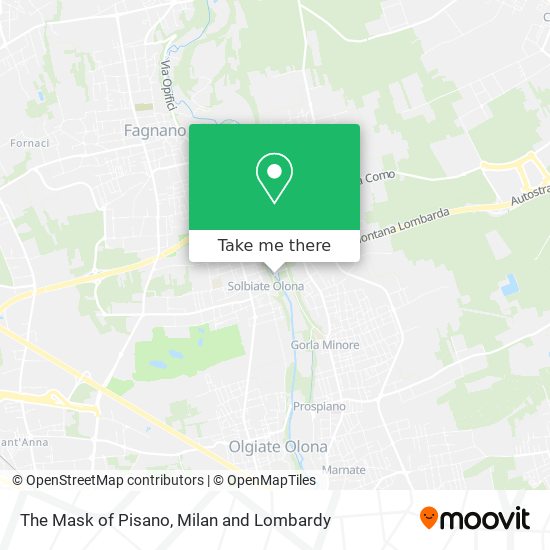 The Mask of Pisano map