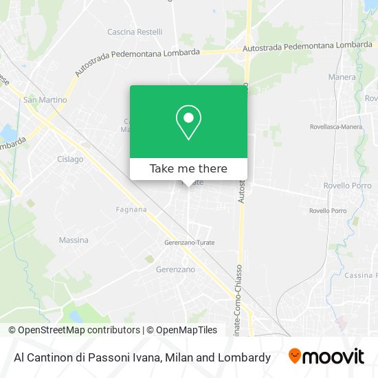Al Cantinon di Passoni Ivana map
