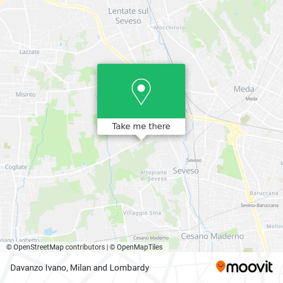 Davanzo Ivano map