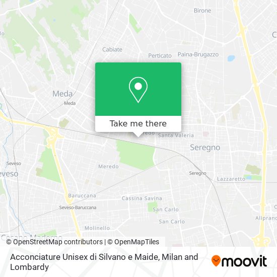 Acconciature Unisex di Silvano e Maide map