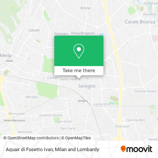 Aquair di Fusetto Ivan map