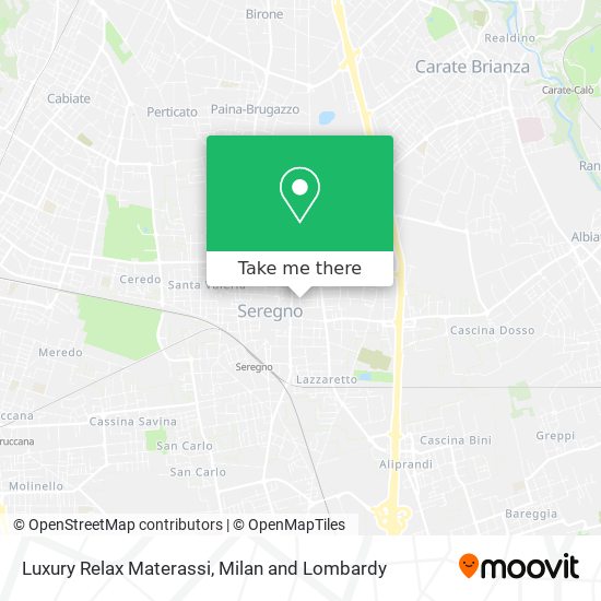 Luxury Relax Materassi map
