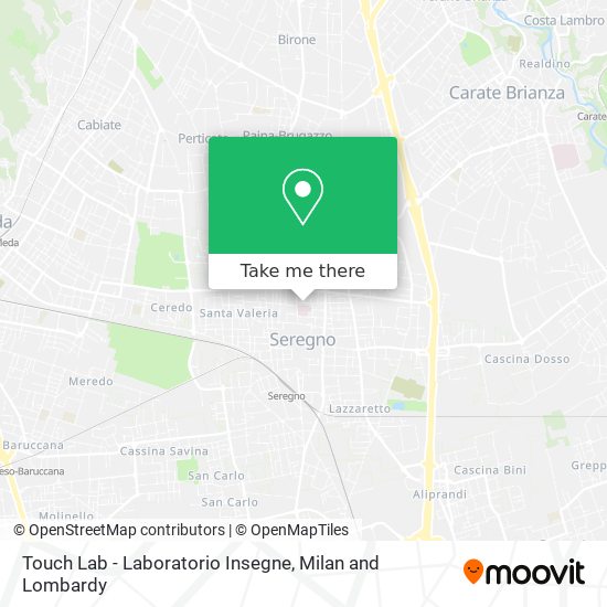 Touch Lab - Laboratorio Insegne map