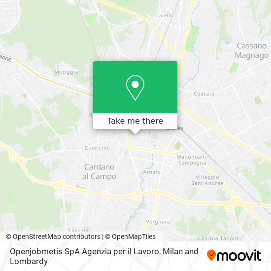 Openjobmetis SpA Agenzia per il Lavoro map