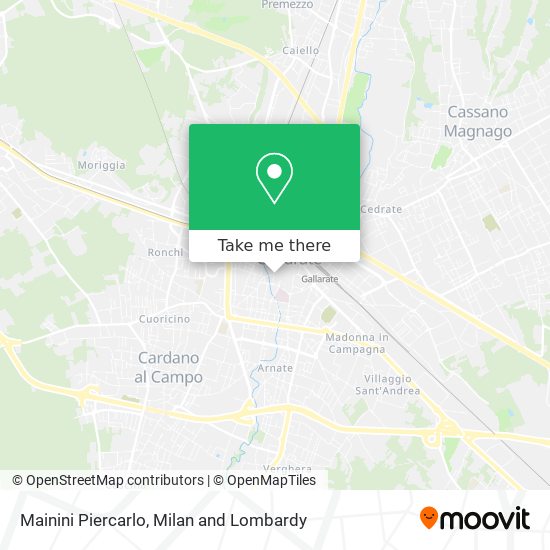 Mainini Piercarlo map