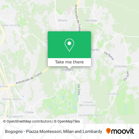 Bogogno - Piazza Montessori map