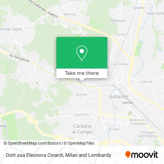 Dott.ssa Eleonora Cinardi map