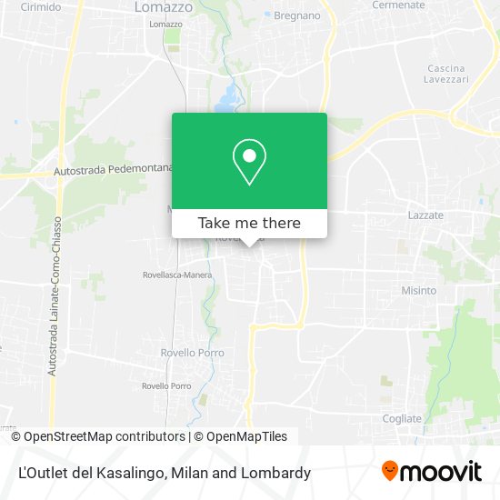 L'Outlet del Kasalingo map
