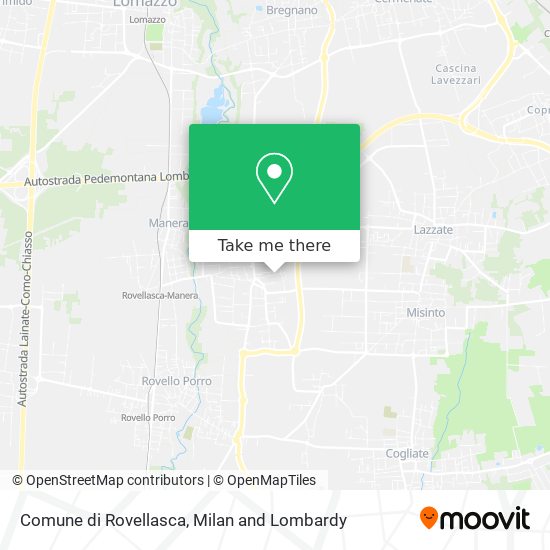 Comune di Rovellasca map