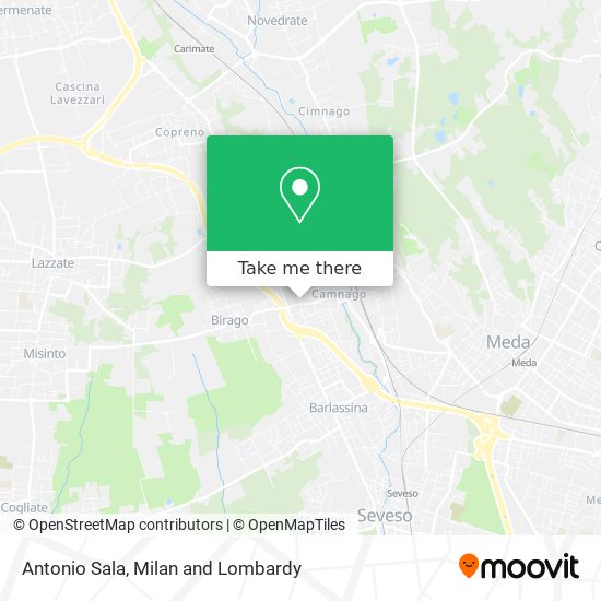 Antonio Sala map