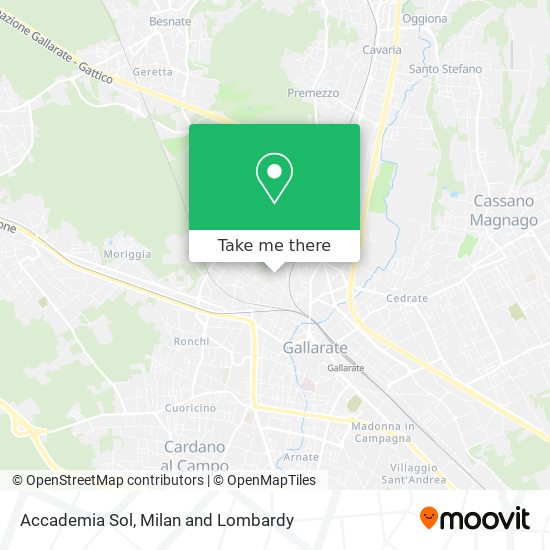 Accademia Sol map