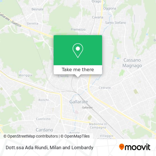 Dott.ssa Ada Riundi map