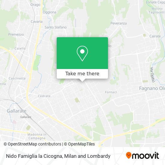 Nido Famiglia la Cicogna map