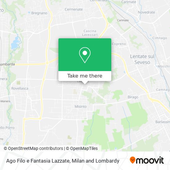 Ago Filo e Fantasia Lazzate map