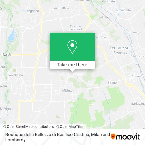 Boutique della Bellezza di Basilico Cristina map