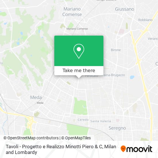 Tavoli - Progetto e Realizzo Minotti Piero & C map