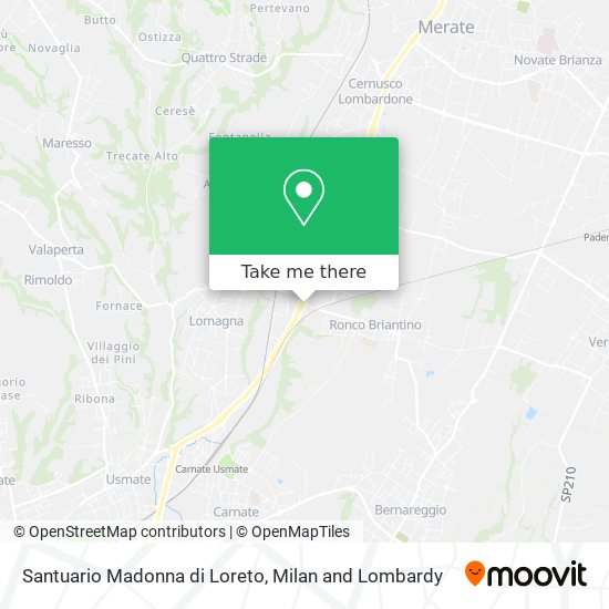 Santuario Madonna di Loreto map